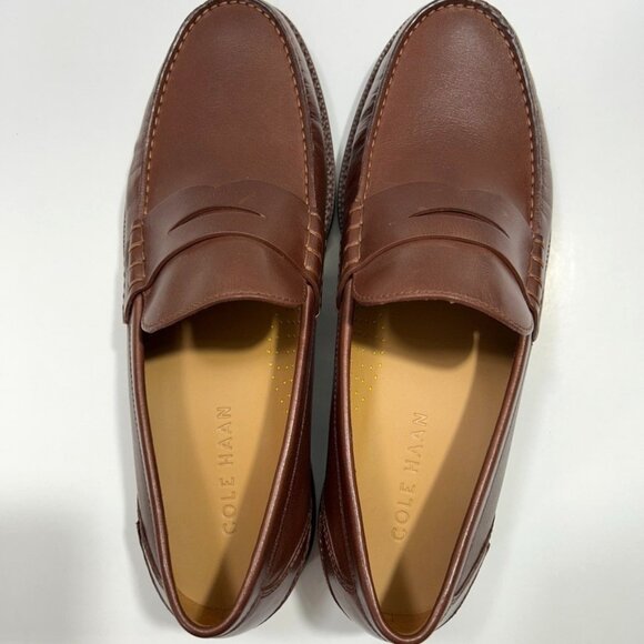Cole Haan Pinch Prep Penny Loafers Scotch Men's Shoes Brown US 10.5M -‎ No Box - Picture 5 of 10
